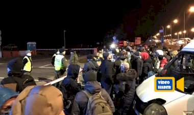 Binlerce Ukraynalı sınırları kapatmadan önce ülkeye girmeye çalıştı