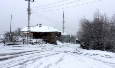 Nisan ayında kar sürprizi