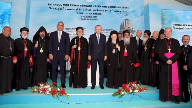 Cumhuriyet tarihinin ilk Süryani kilisesinin inşaatı başladı