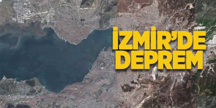 İzmir'de 4,8 büyüklüğünde  deprem
