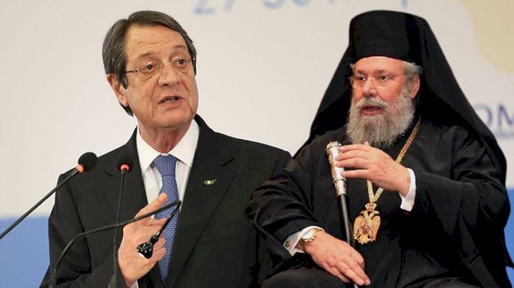 Rum Kilisesi Başpiskoposu II Hrisostomos'tan küstah talep: Çözüm Türkiyesiz Kıbrıs