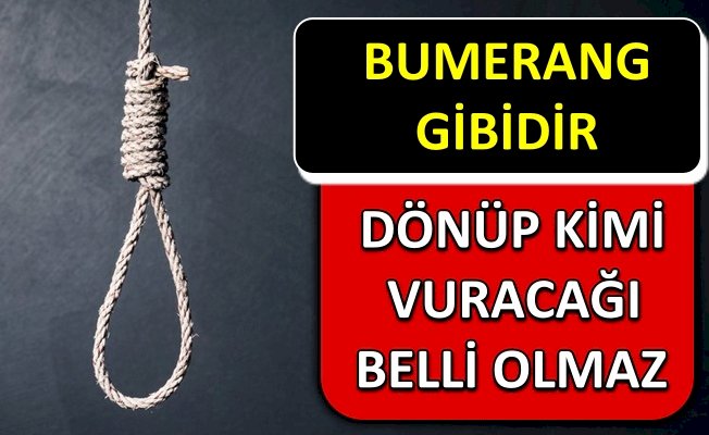 Sabah yazarı Altınok: İdam bumerangdan farksızdır, dönüp kimi vuracağı belli olmaz