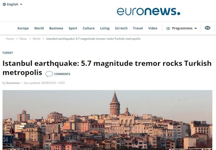 Son dakika… Dünya İstanbul’daki depremi konuşuyor