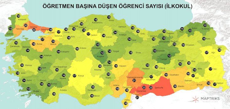 Maptriks Türkiye’nin eğitim haritasını çıkardı