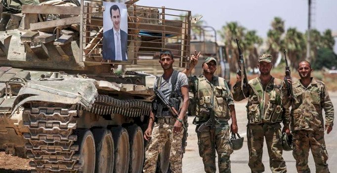 Esad güçleri YPG/PKK ile varılan anlaşma uyarınca kuzeye doğru ilerlemeye başladı
