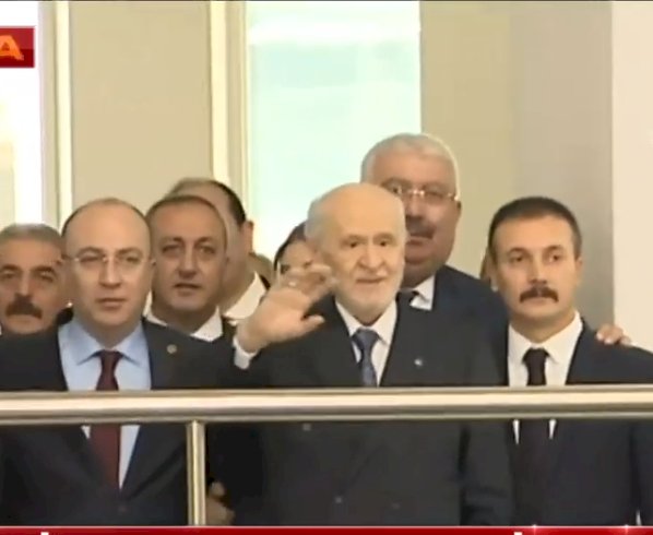 MHP lideri Bahçeli günler sonra ilk kez kamera karşısında