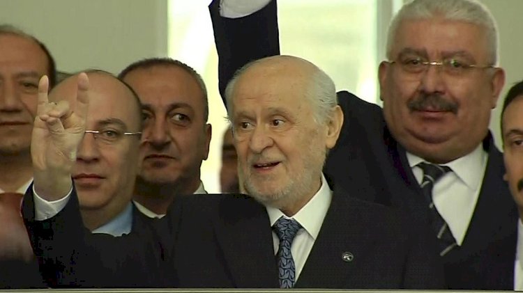 Devlet Bahçeli günler sonra MHP  Genel Merkezinde