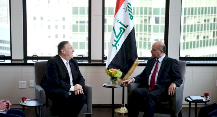 Pompeo, Irak Cumhurbaşkanı Salih ile görüştü