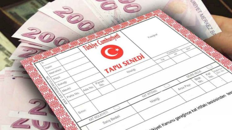 Tapuda Düşük  Beyana  Son !