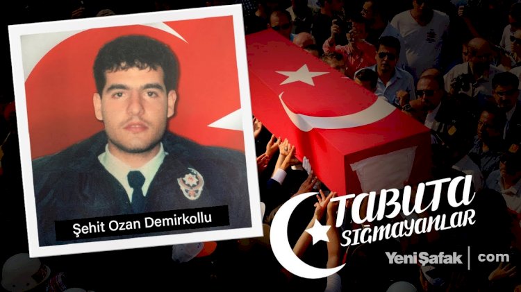 Şehit polise hazin tören