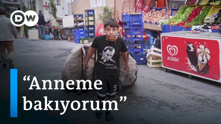Mesut 7 yaşından beri ailesine bakıyor