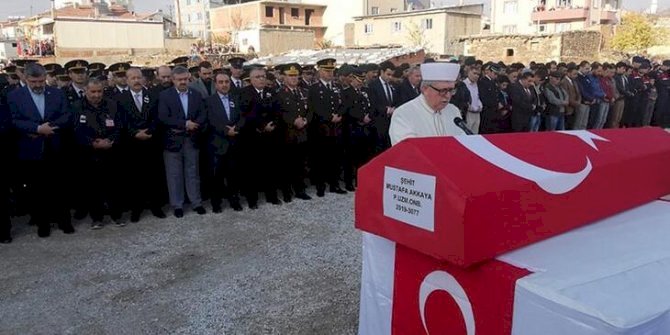 Şehit askere memleketinde son görev