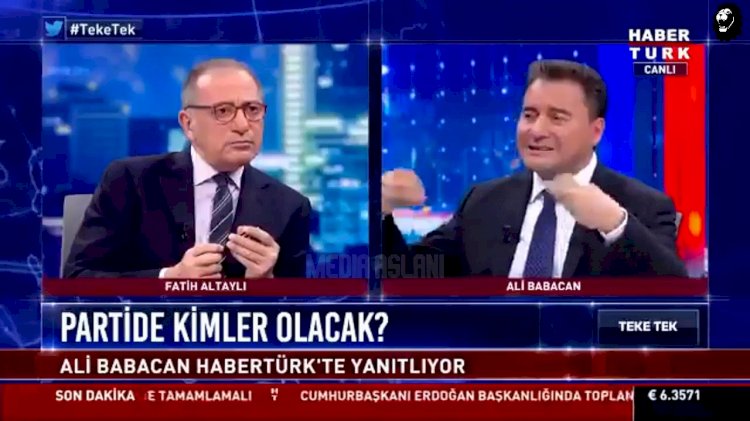 Ali Babacan, Fatih Altaylı'nın hazırlayıp sunduğu Teke Tek programında soruları yanıtladı