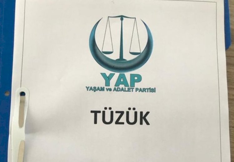 Ahmet Davutoğlu'nun partisinin tüzük kapağı sızdı