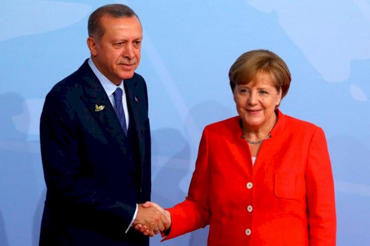 Cumhurbaşkanı Erdoğan ile Merkel Libya ve Suriye'yi görüştü