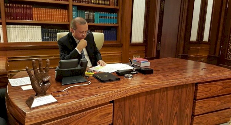 Erdoğan, İran Cumhurbaşkanı Ruhani ve Irak Cumhurbaşkanı Salih ile telefonda görüştü