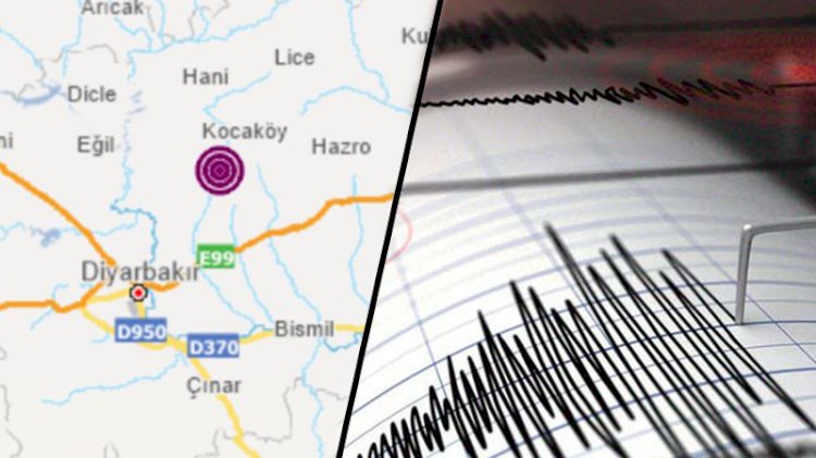 Diyarbakır'da deprem