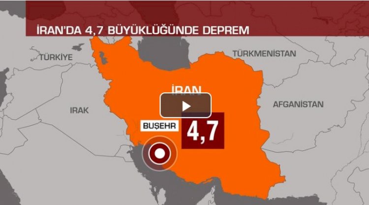 İran'da deprem oldu
