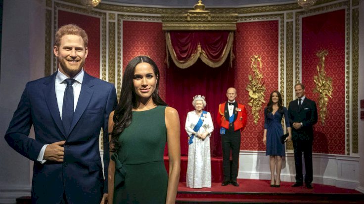 Madame Tussauds Müzesi, Prens Harry ve eşinin heykellerini kaldırdı