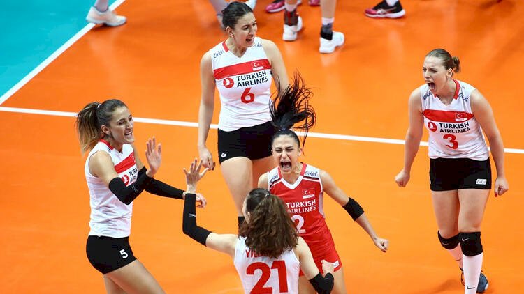 Türkiye Kadın Milli Voleybol Takımı 3-0'lık skorla zafere ulaştı...