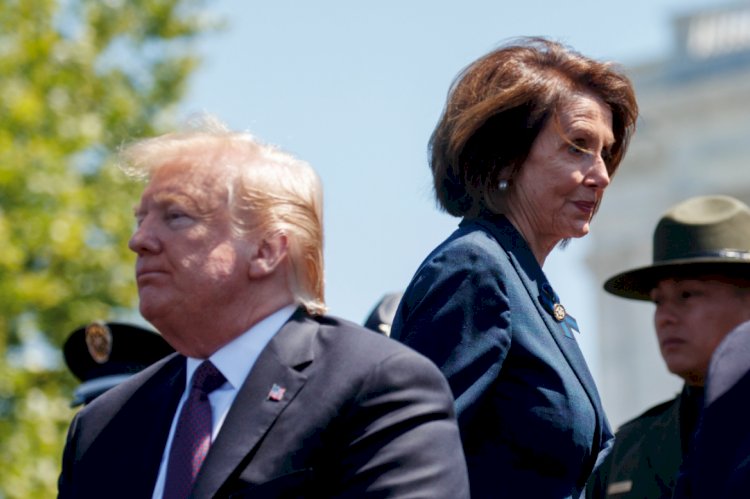 Trump’tan İran bayrağı önünde başörtülü Nancy Pelosi paylaşımı