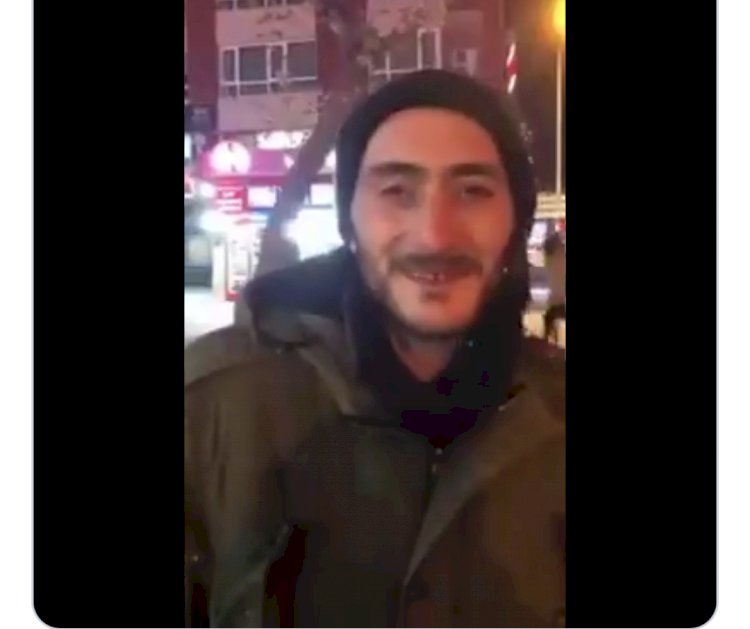 Ankara metrosunda yatan Çankırılı Hasan