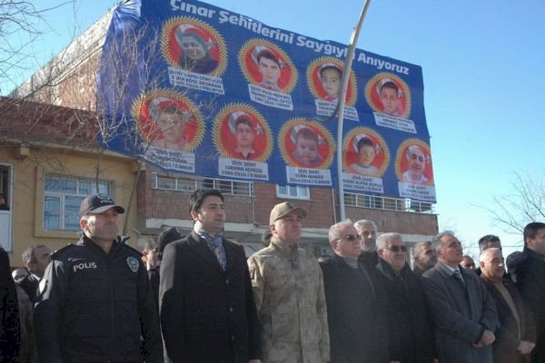 PKK SALDIRISINDA ŞEHİT OLANLAR ANILDI