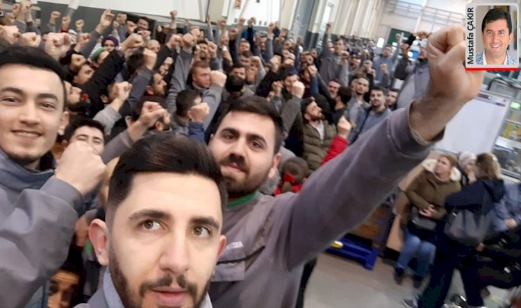 Metal işçisi iş bıraktı