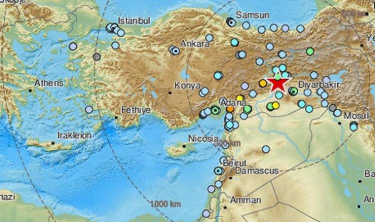 Türkiye'yi sarsan deprem bu ülkelerden de hissedildi