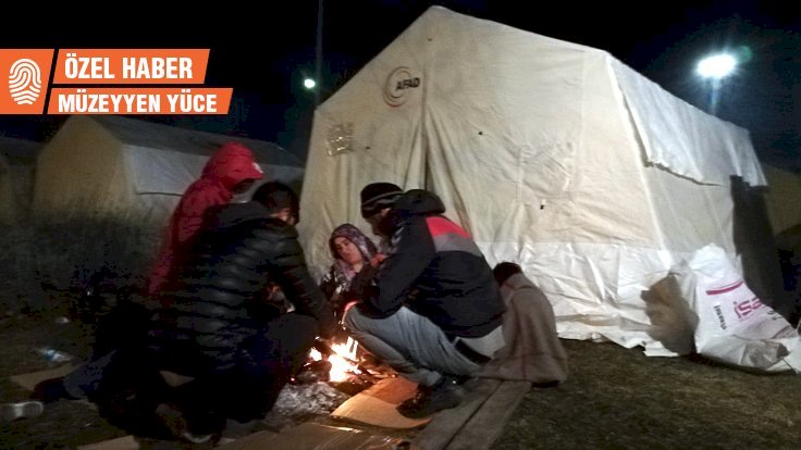 'Biz dayanırız ama çocuklar çok üşüyor'