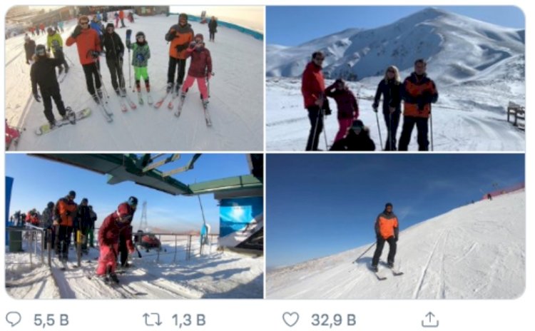 Ekrem İmamoğlu’nun kayak fotoğrafı yanlış oldu