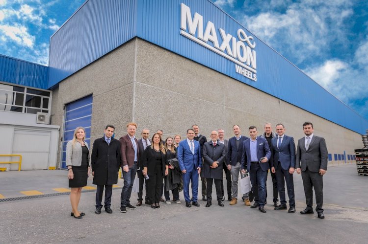 15 kişilik Alman basın heyeti Maxion İnci Jant Grubu’nu ziyaret etti