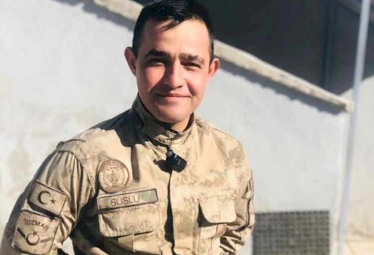 Çığda şehit olan askeri 10 bin kişi uğurladı