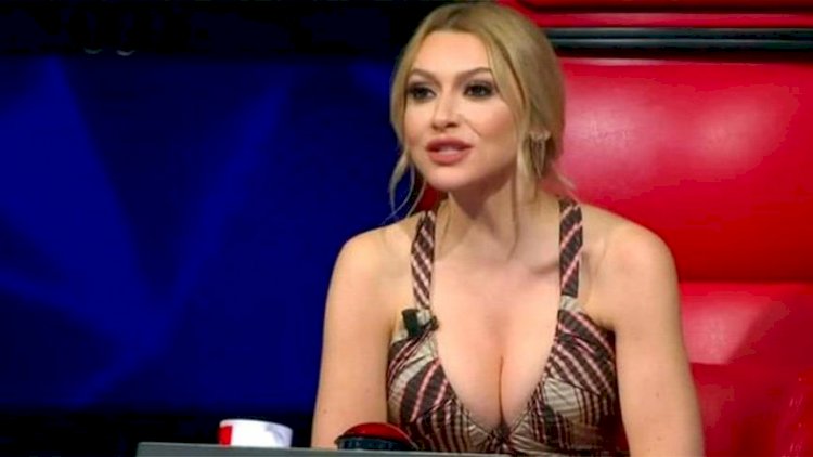 Hadise’nin ‘göğüs dekoltesi’ onu ele verdi!