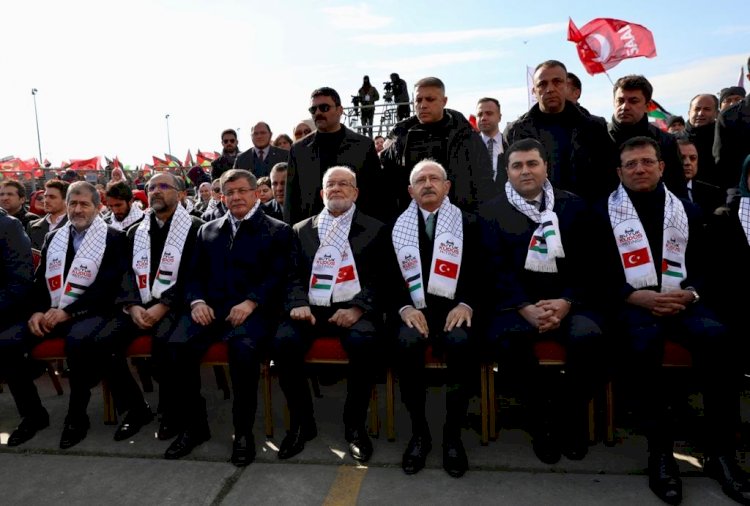 KILIÇDAROĞLU VE İMAMOĞLU’NDAN KUDÜS MİTİNGİ’NE KATILIM DESTEĞİ