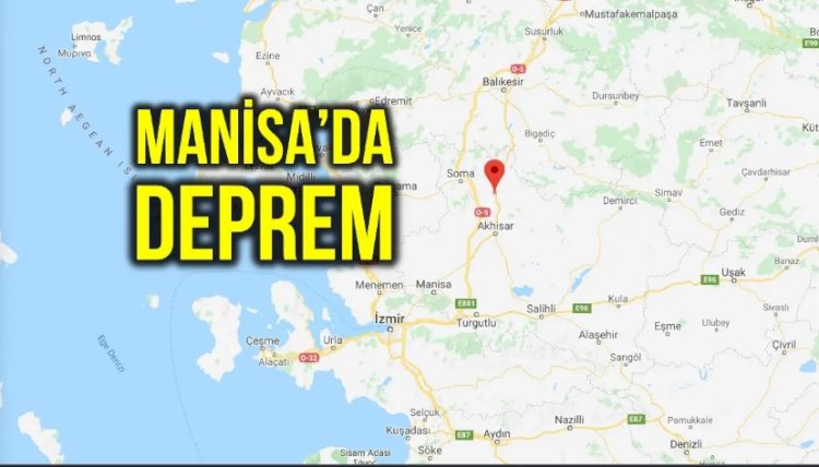 Manisa'da 5.0 büyüklüğünde deprem meydana geldi