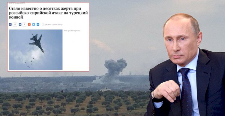 Rus basını: Türk askerini Rus uçakları vurdu