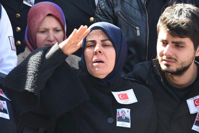 İdlib şehidi Muhammet Yılmaz, son yolculuğuna uğurlandı